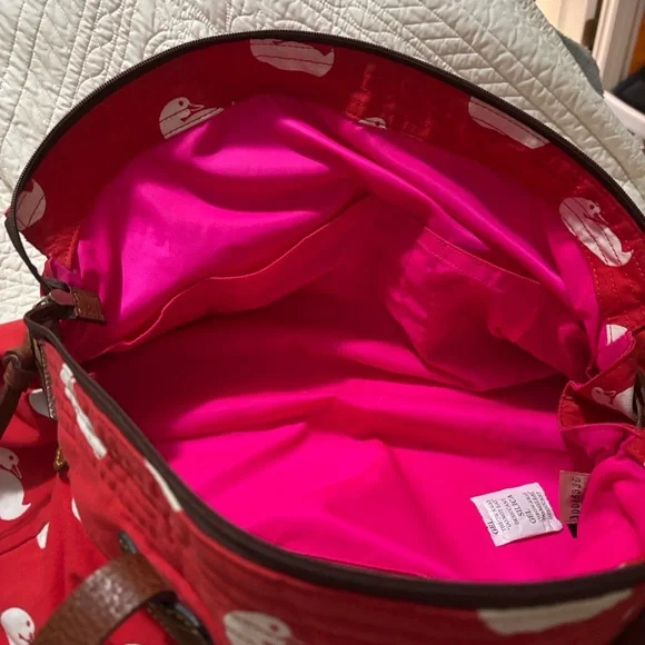 Dooney & Bourke Duck Print travel Shoulder Bag - Picture 6 of 17